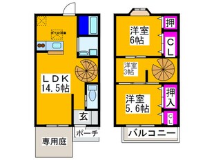 ＤＵＰＬＥＸ小塩の物件間取画像